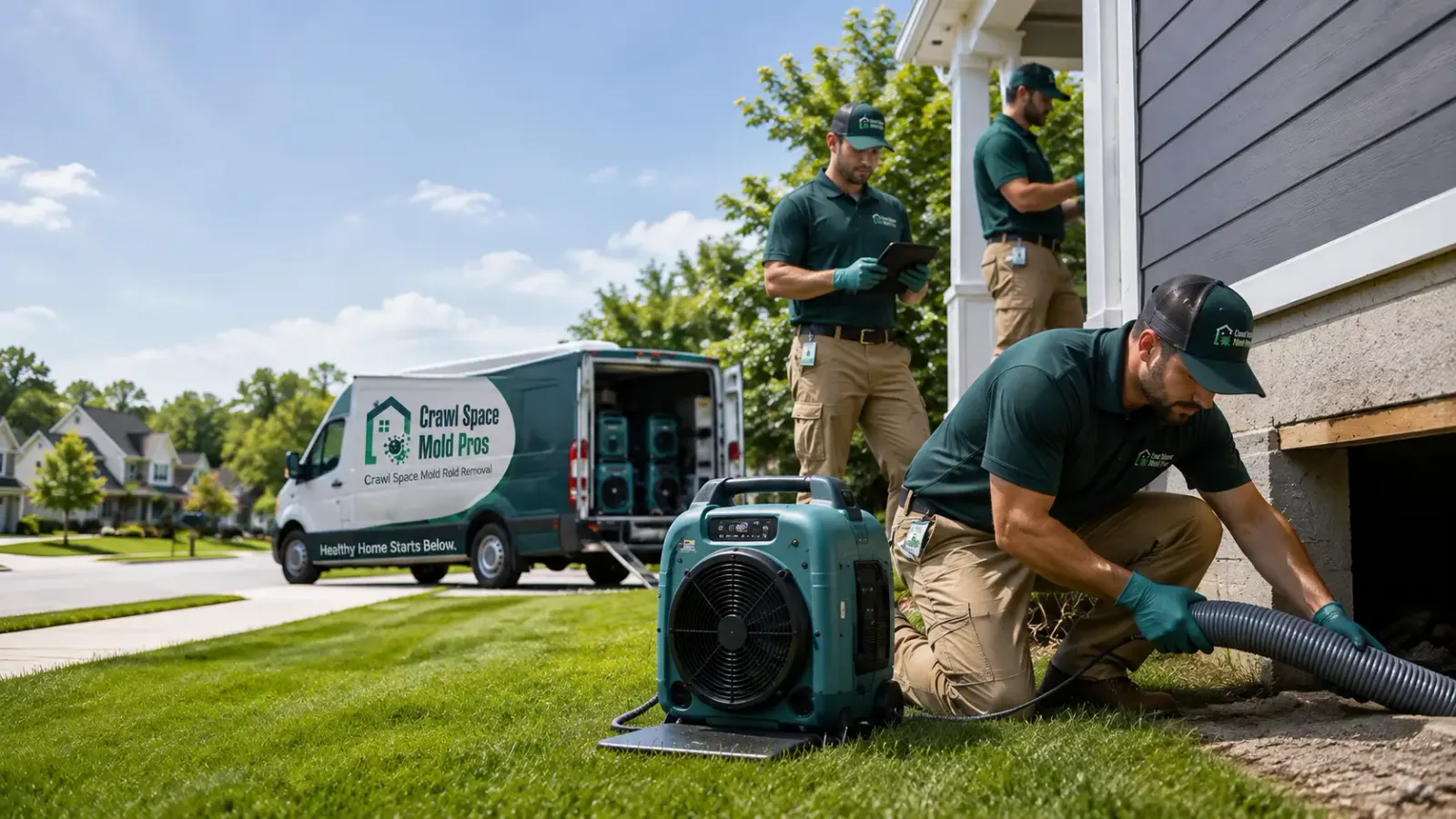 Crawl Space Mold Removal in Underwood, ND
